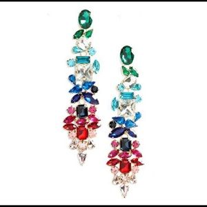 Stella + Ruby Rainbow Statement Earrings